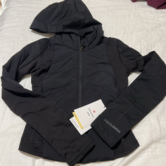 lululemon push your pace jacket black NWT - Picture 6 of 7